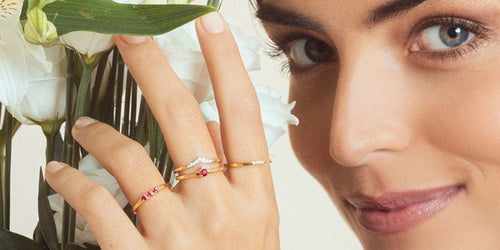 Ruby Diamond engagement rings