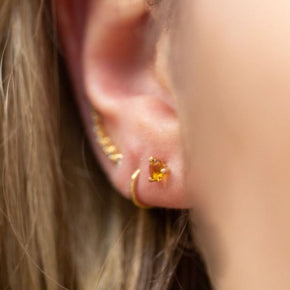 Boucles d'Oreilles Citrine (crédit Pinterest)