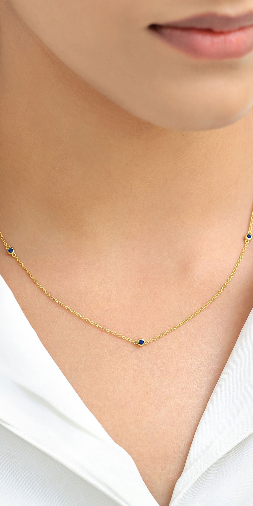 Sapphire Necklace Asonya