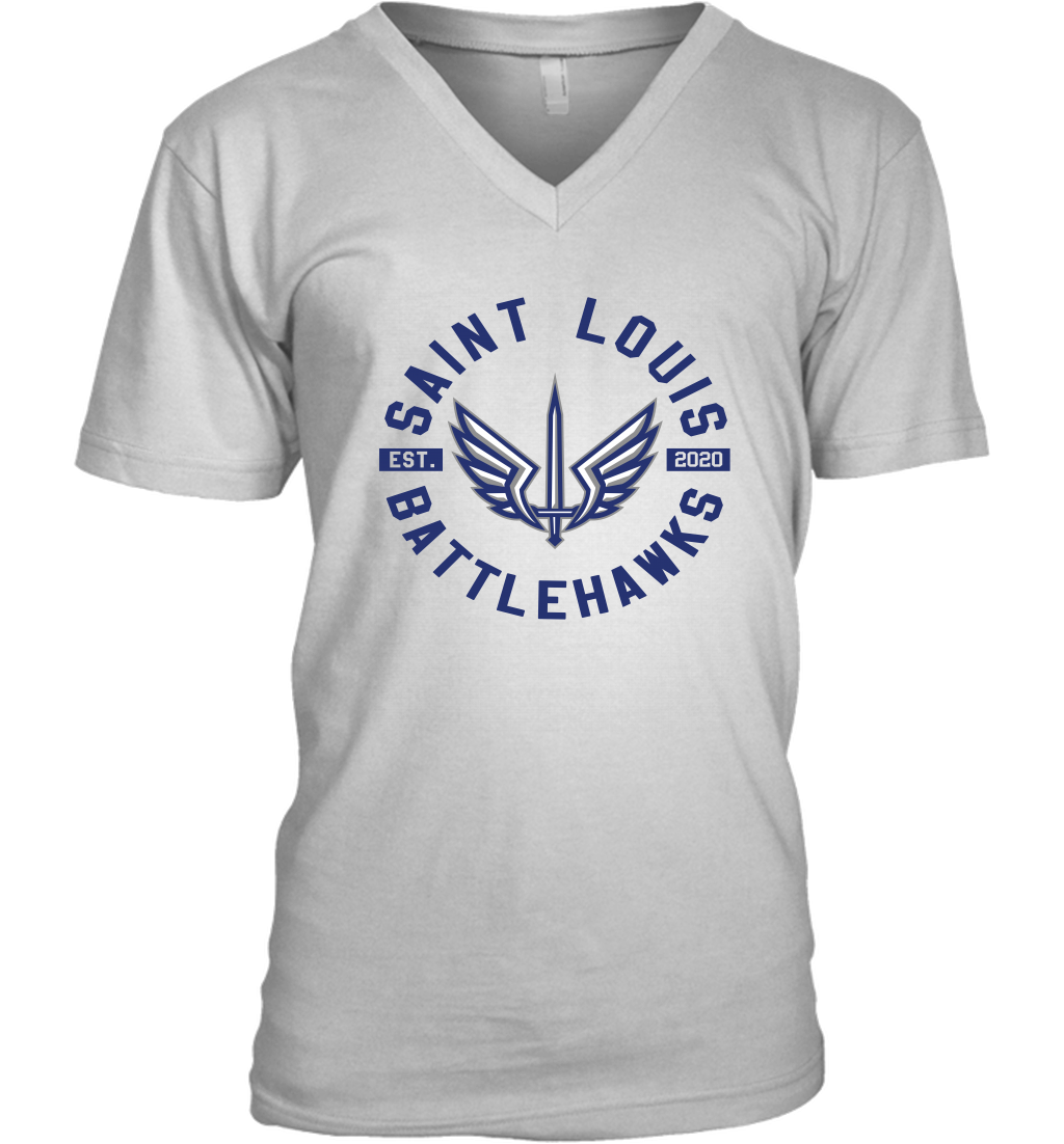 St Louis BattleHawks Football Team XFL 2020 Season V-Neck T-Shirt – COATSY STORE