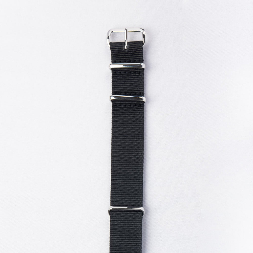 Nato strap black on sale red