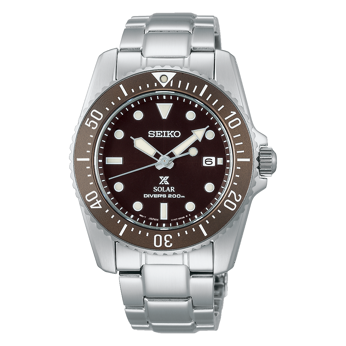 Seiko Prospex Solar Dive Watch Brown – Russell Jewellers