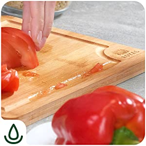 Extra Large Bamboo Butcher Cutting Board organic wood bamboo cutting board