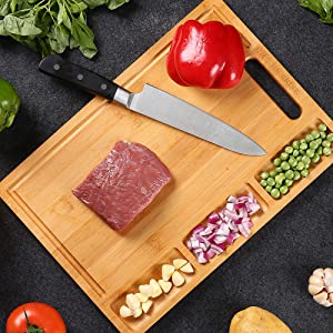 Thick Bamboo Cutting Board• Healthy.Happy.Smart.