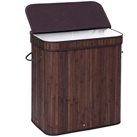 bamboo laundry basket