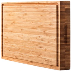 Culinary bamboo butcher block cutting board