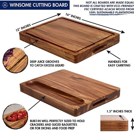 5 Beautifully Sustainable End-Grain Wood Cutting Boards - Organic