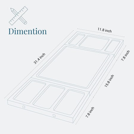 Magnetic acacia charcuterie board cutting board