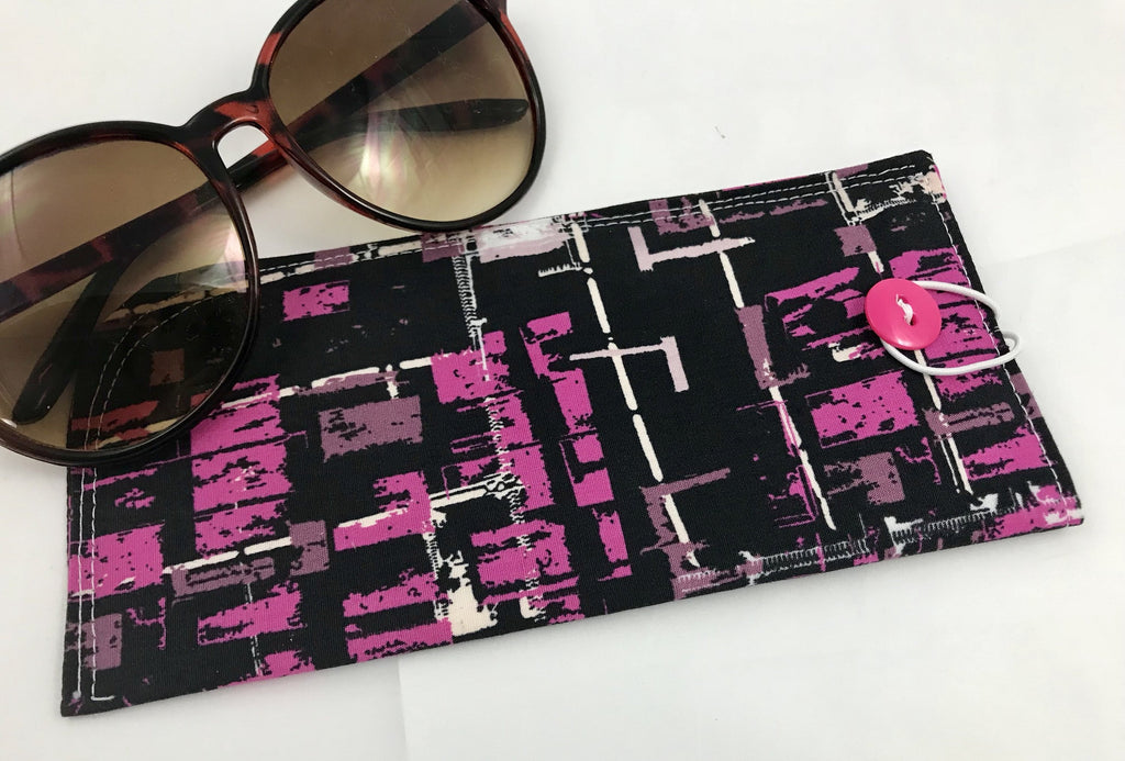 Monogram Design Custom Eyeglass Case & Cloth