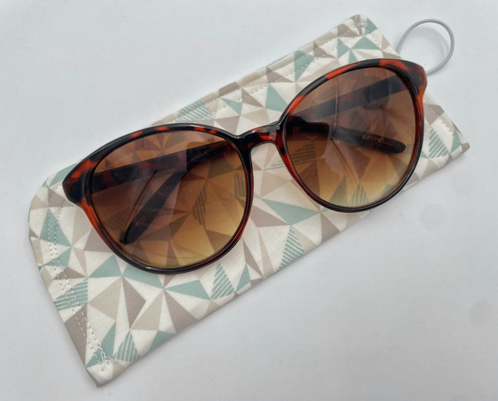 Red Eyeglass Pouch, Gray Sun Glasses Holder, Soft Padded Glasses Slip –  EcoHip Custom Designs