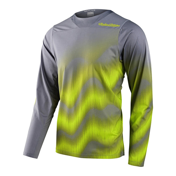 Skyline LS Jersey; TIE DYE Slate Blue SM, Jerseys -  Canada