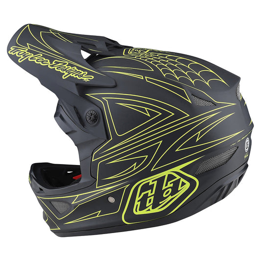 Troy Lee Designs D3 FIBERLITE; MONO BLACK Size: S - Alpine Bike Works