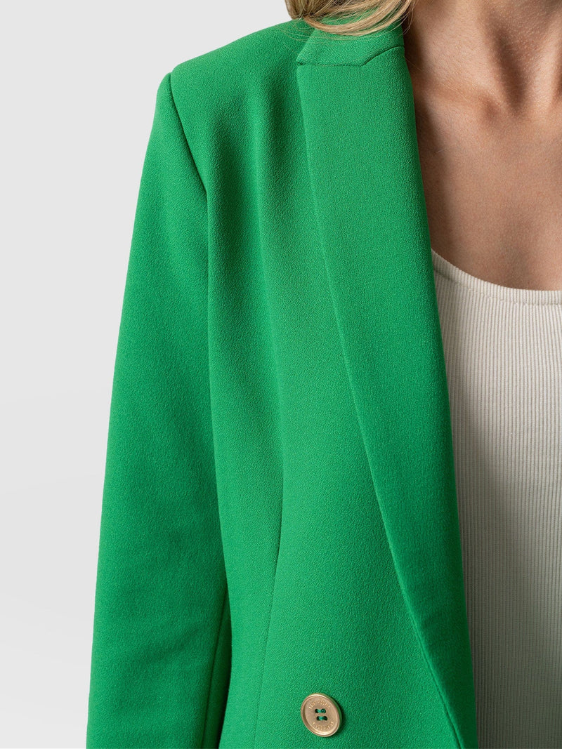 Cambridge Blazer Emerald Green - Women's Blazers | Saint + Sofia® UK
