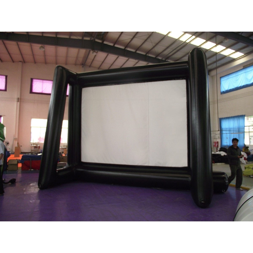 outdoor blow up movie screen