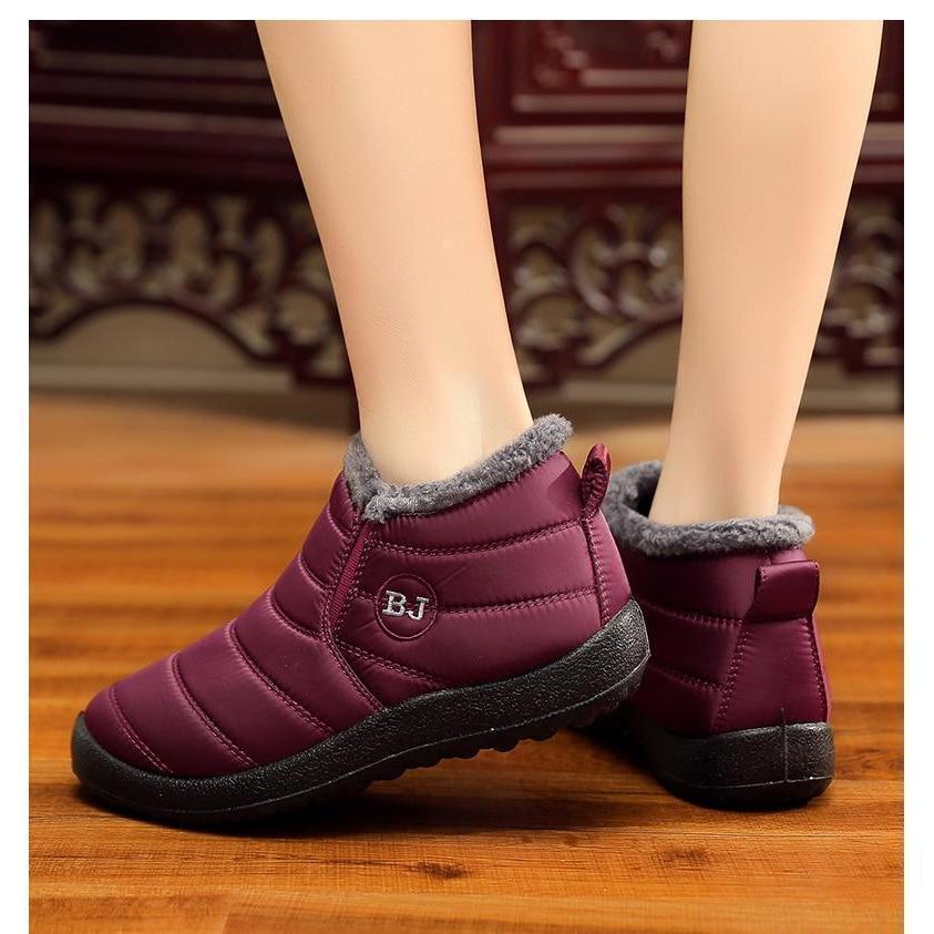 women's soft sole warm ankle boots