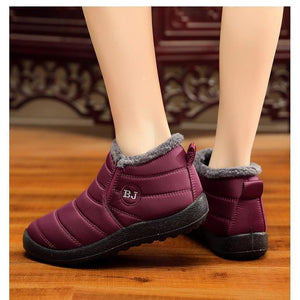 soft sole warm ankle boots