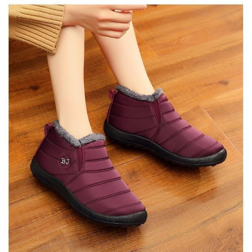 women's soft sole warm ankle boots