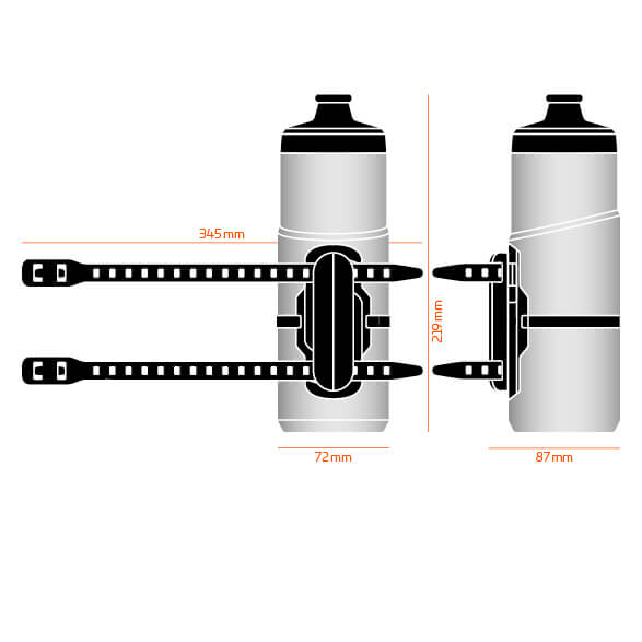 mtb magnetic water bottle