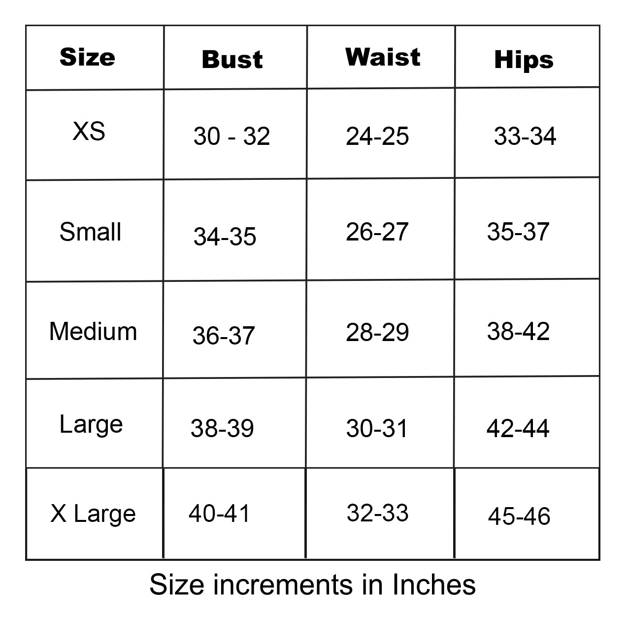 Size Guide | Electric Bubblegum