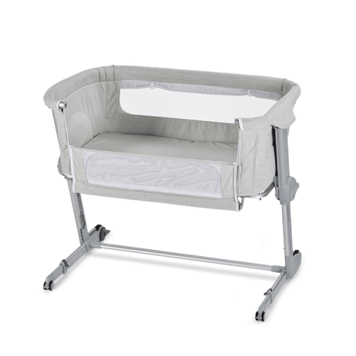 Hug Me Plus 3-in-1 Bedside Sleeper & Bassinet for Newborn, Shadow Gray