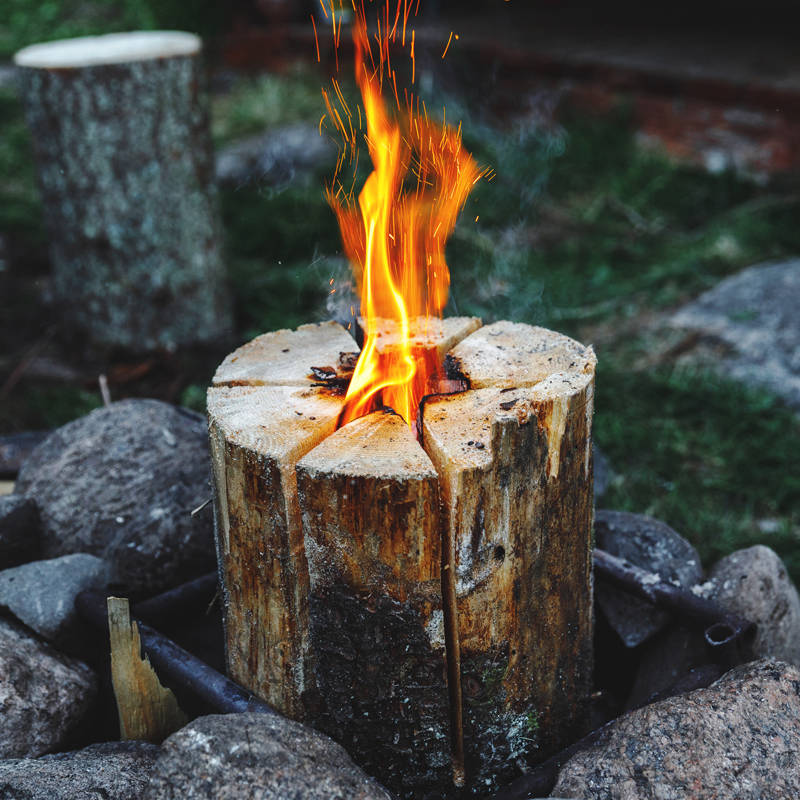 Barbecue extérieur durable : charbon de bois biodégradable Ecogrill