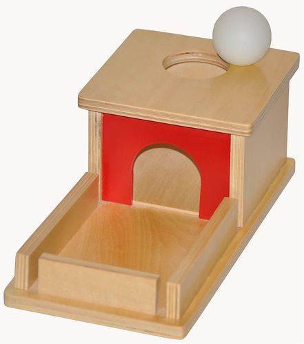 Imbucare - OBJECT PERMANENCE Box with TRAY and Ball 