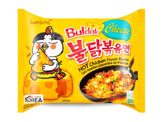 Samyang 3 ramen piquants épicés saveur poulet, nouilles coréennes épicées  (140 g)