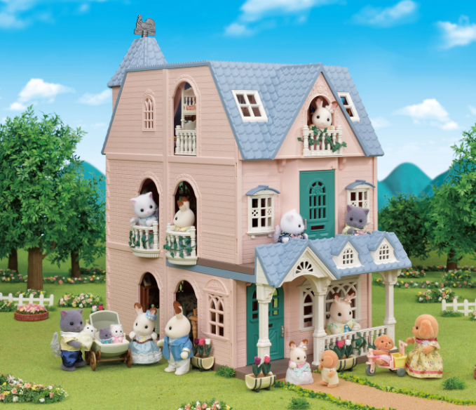 sylvanian families celebration home