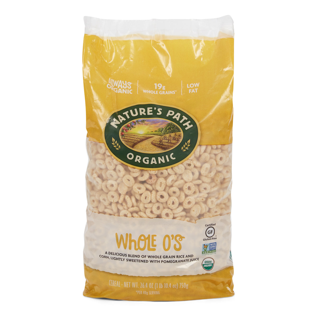 Organic Gluten Free Whole O&#39;S Cereal (750G)