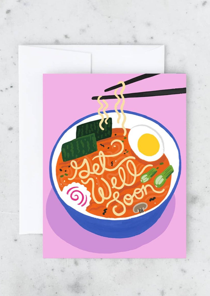 Get Well Soon Ramen Card