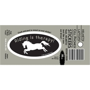 Horse Laptop, Cell Phone & Helmet Sticker: Riding - Equine Essentials