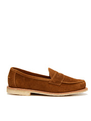 Edwin Loafer Tobacco Brown Suede