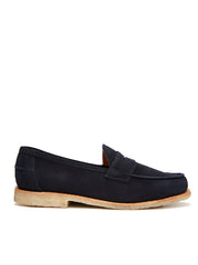 Edwin Loafer Navy Suede
