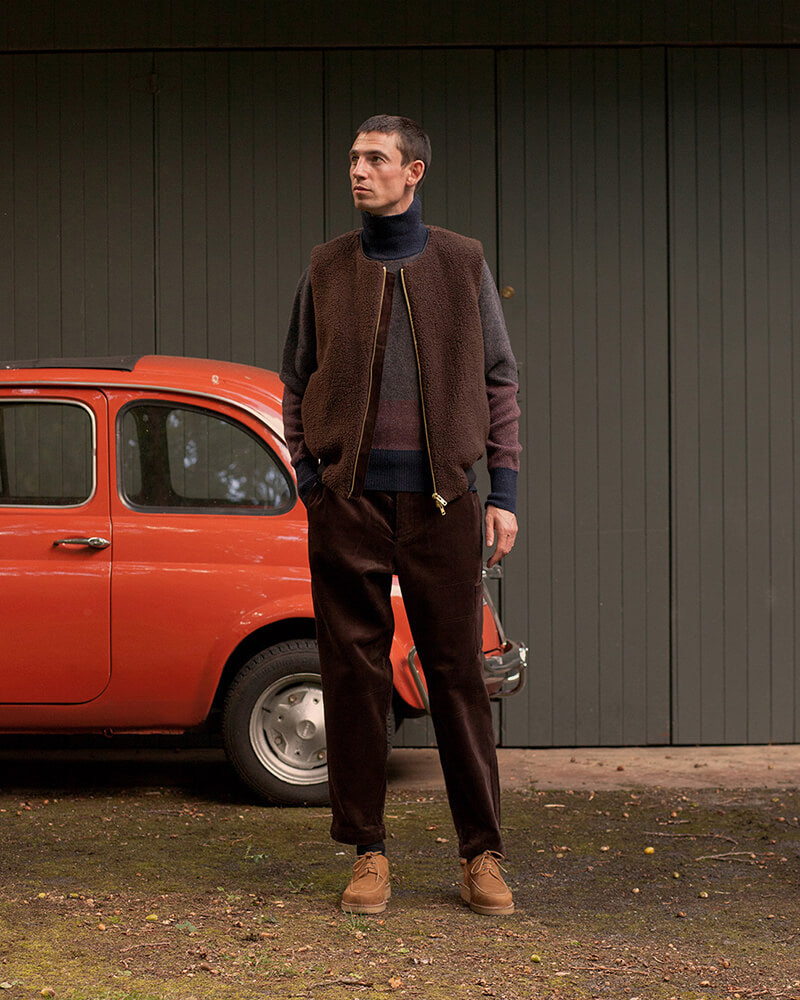Cars and coats by Oliver Spencer