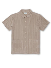 Cuban Short Sleeve Jersey Shirt Haywood Mushroom Grey