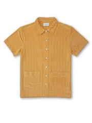 Cuban Short Sleeve Jersey Shirt Haywood Yellow