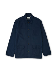 Oliver Spencer Hockney Shirt Jacket Linton Ink Blue