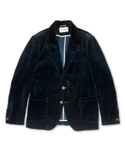 Mansfield Jacket Velvet Sapphire Blue