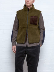 Westport Gilet Fairfax Fleece Green