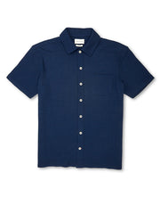 Riviera Short Sleeve Jersey Shirt Morval Navy