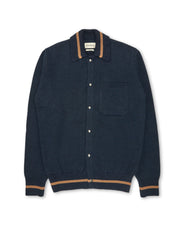 Roxwell Knitted Jacket Anders Navy