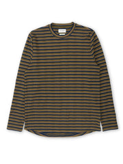 Long Sleeve T-Shirt Braemar Navy/Green