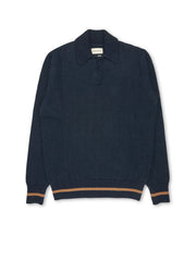Penhale Knitted Polo Shirt Carter Navy