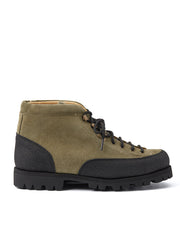 Paraboot Yosemite Hiking Boot Olive Green Suede