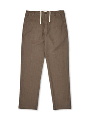 Drawstring Trousers Elvin Chestnut Brown