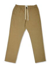 OLIVER SPENCER DRAWSTRING TROUSERS LINTON TOBACCO