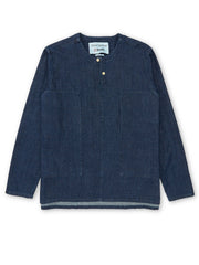 Oliver Spencer x Niwaki Ohana Gardening Smock Mullins Denim Indigo Rinse