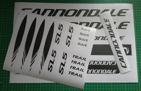 Carbon Effect Cannondale Trail SL5 Graphics