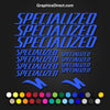 Specialized Vinyl Decals Stickers x13 MTB Road Cycling Bike