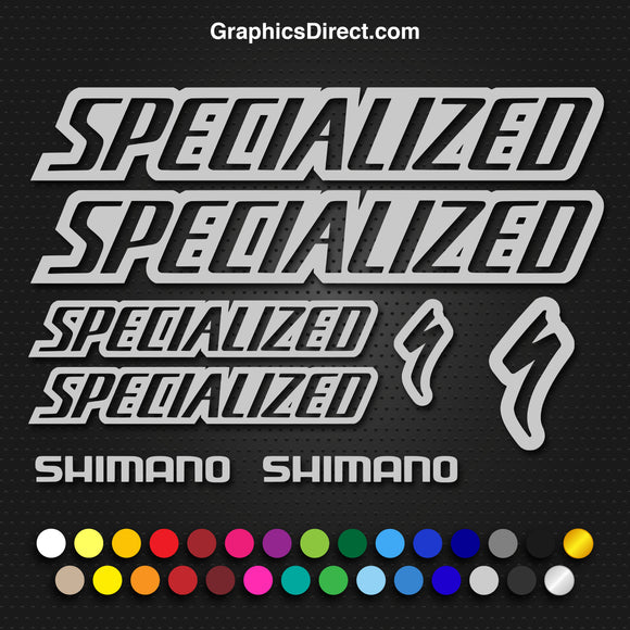 Specialized Vinyl Replacement Decal Sticker Sets.